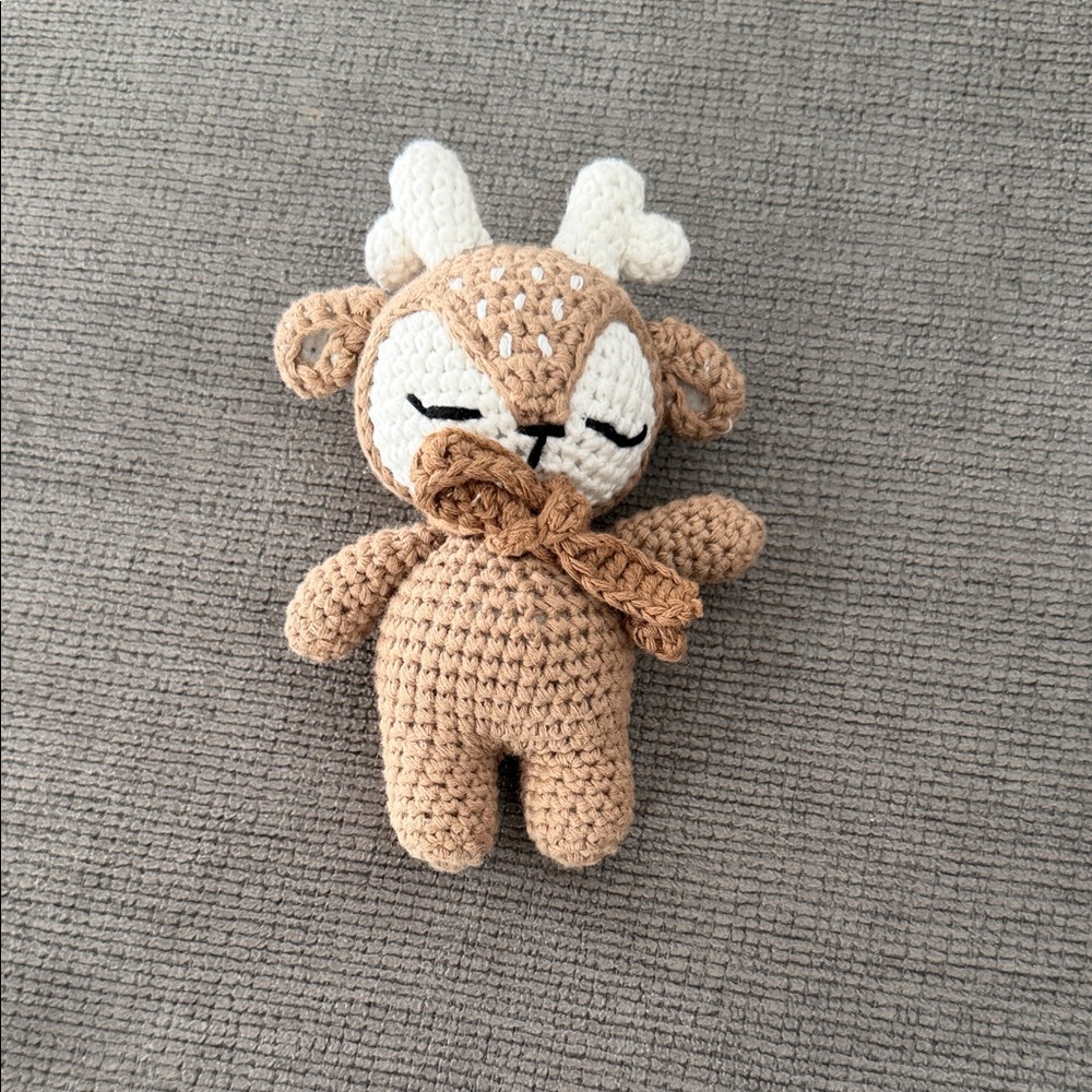Handmade Crochet Deer Plush Toy new